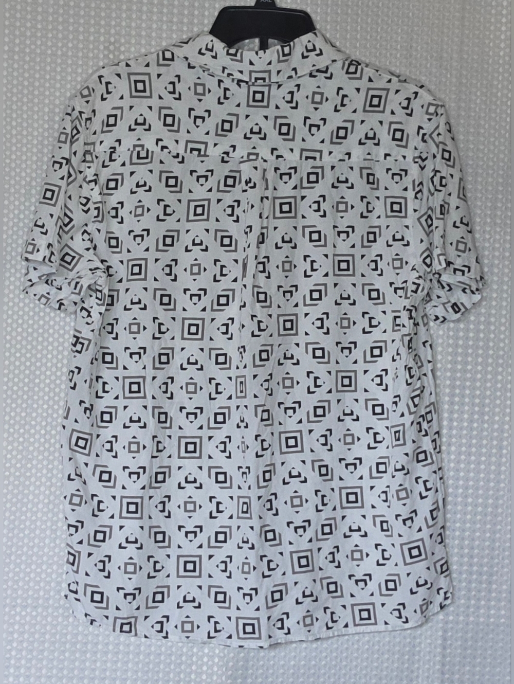 Original Use Geometric Button Up Shirt Medium Streetwear Minimal Modern - Picture 10 of 11